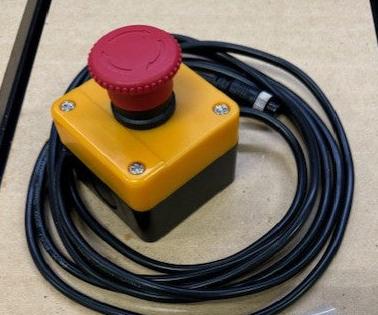 External Emergency Stop (E-Stop) Button
